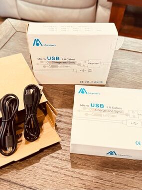 Micro USB Cable - Black - Charge & Sync (2.0)